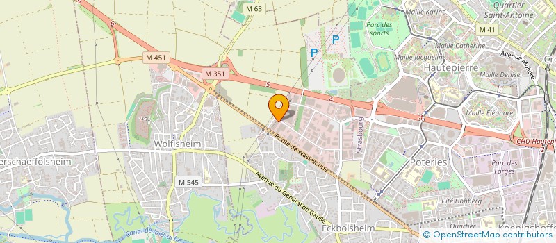 localisation de l'entreprise DISTRIPUB67  ECKBOLSHEIM