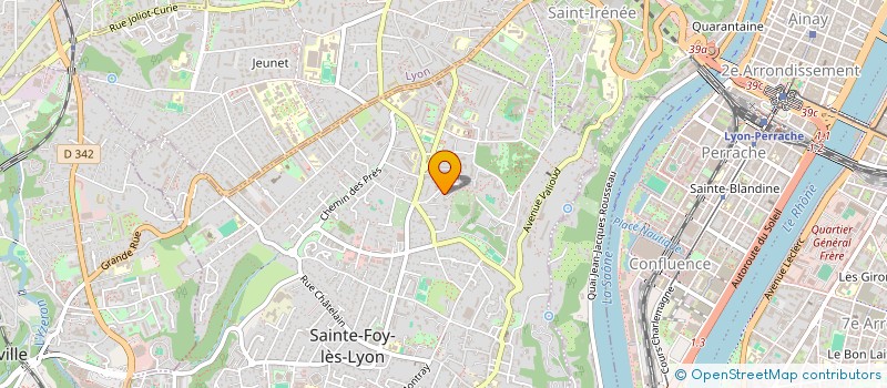 localisation de l'entreprise DISTRIPUR  ECULLY