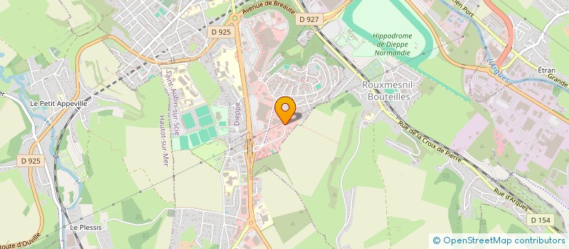 localisation de l'entreprise DISTRIPURE  DIEPPE
