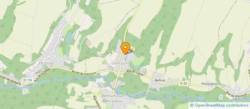 localisation de l'entreprise DISTRIPY  GILOCOURT