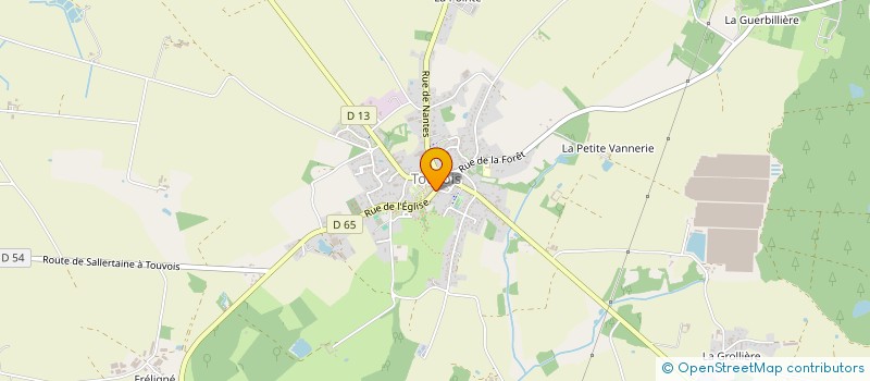localisation de l'entreprise DISTRIROLL à TOUVOIS