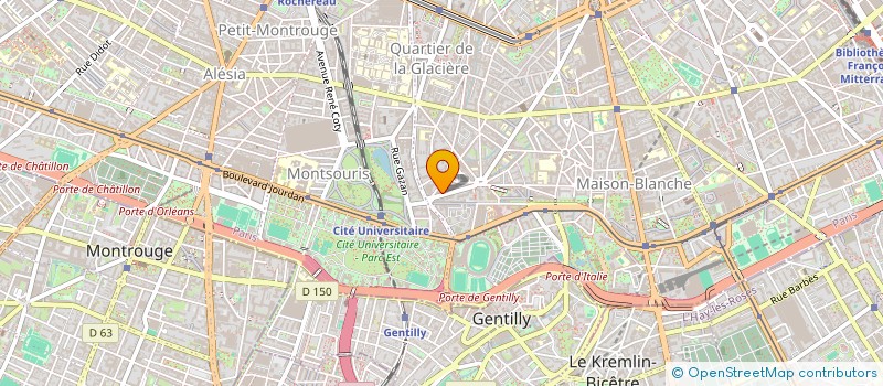 localisation de l'entreprise DISTRIRUNGIS à PARIS