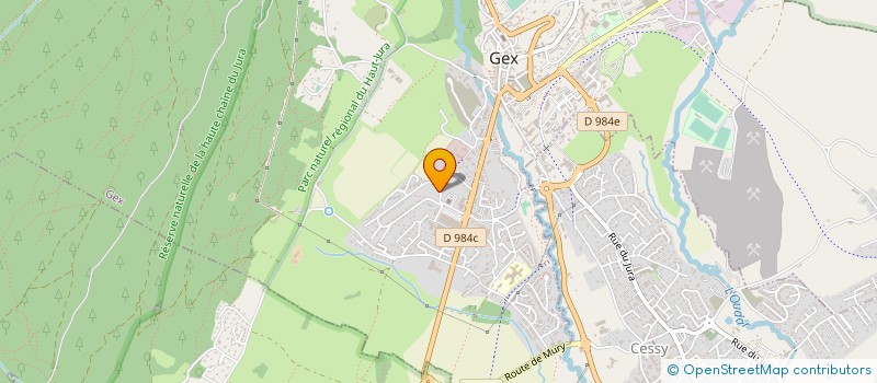localisation de l'entreprise DISTRISALLANCHES à GEX