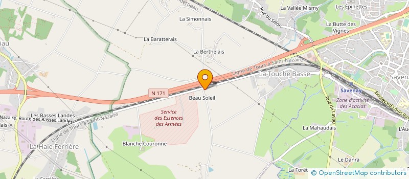 localisation de l'entreprise DISTRISAV à SAVENAY