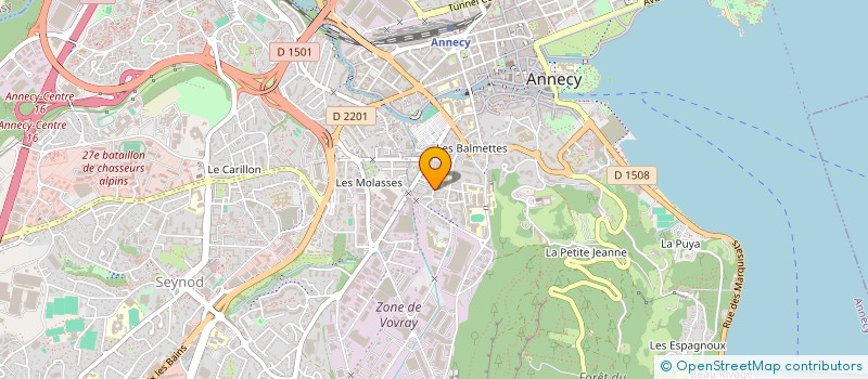 localisation de l'entreprise DISTRISERVICES à ANNECY