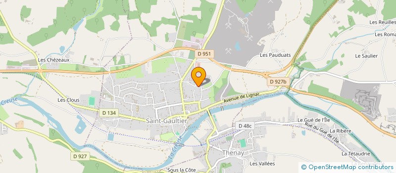 localisation de l'entreprise DISTRISG à SAINT-GAULTIER
