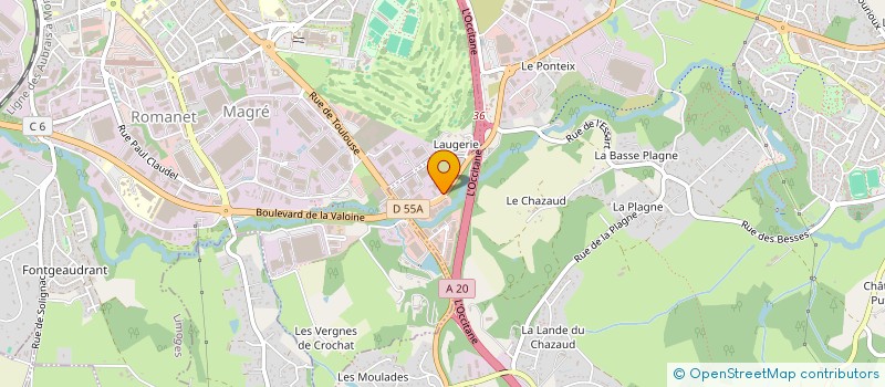 localisation de l'entreprise DISTRISIEGES87 à FEYTIAT