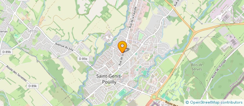 localisation de l'entreprise DISTRISOL à SAINT-GENIS-POUILLY