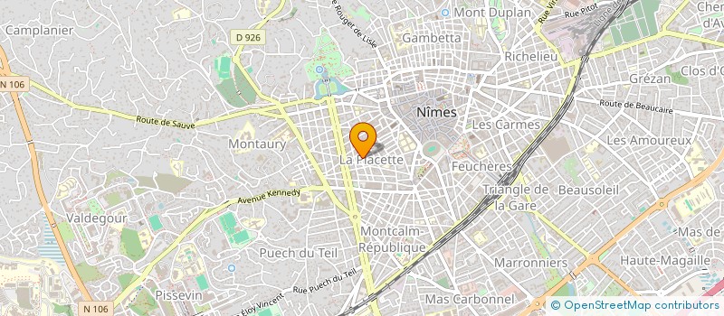 localisation de l'entreprise DISTRISOLAIRE  NIMES