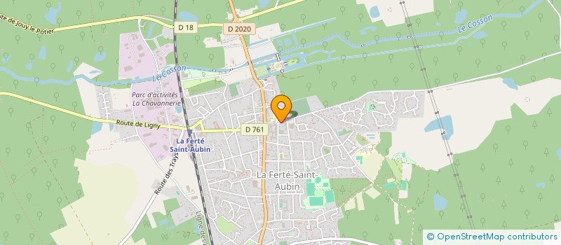 localisation de l'entreprise DISTRISOLS à LA FERTE-SAINT-AUBIN