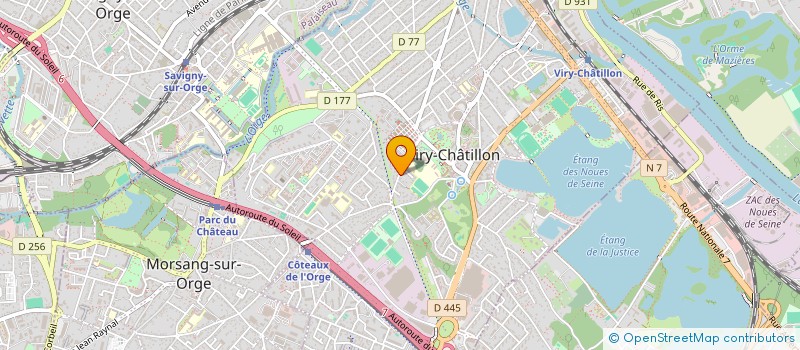 localisation de l'entreprise DISTRISOUD à VIRY-CHATILLON