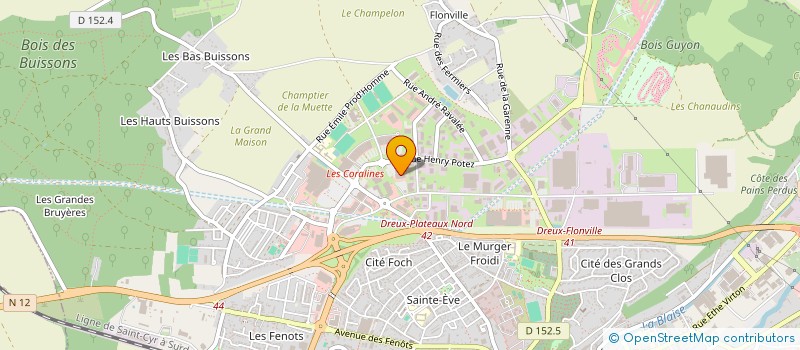 localisation de l'entreprise DISTRISPORT à DREUX