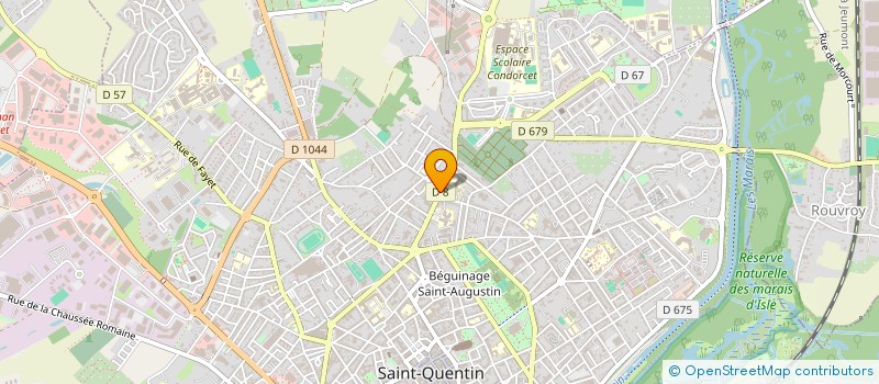 localisation de l'entreprise DISTRISSEX à SAINT-QUENTIN