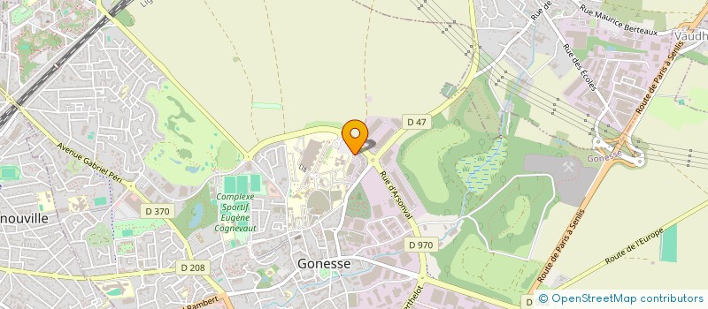 localisation de l'entreprise DISTRISSIMO à GONESSE