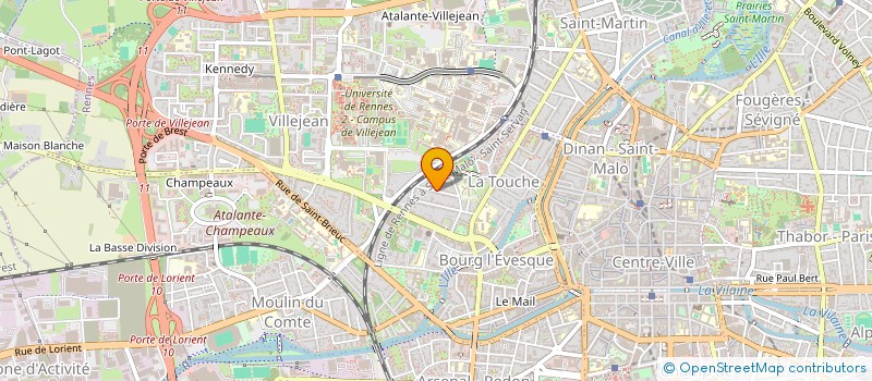 localisation de l'entreprise DISTRISTYL  RENNES