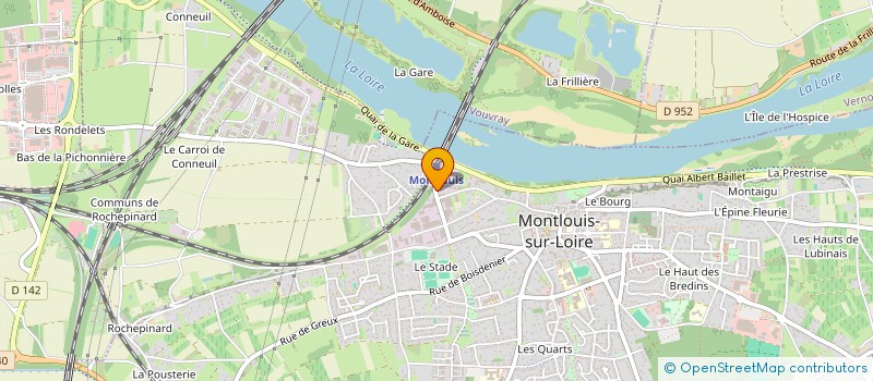 localisation de l'entreprise DISTRITAIRM 37 à MONTLOUIS-SUR-LOIRE