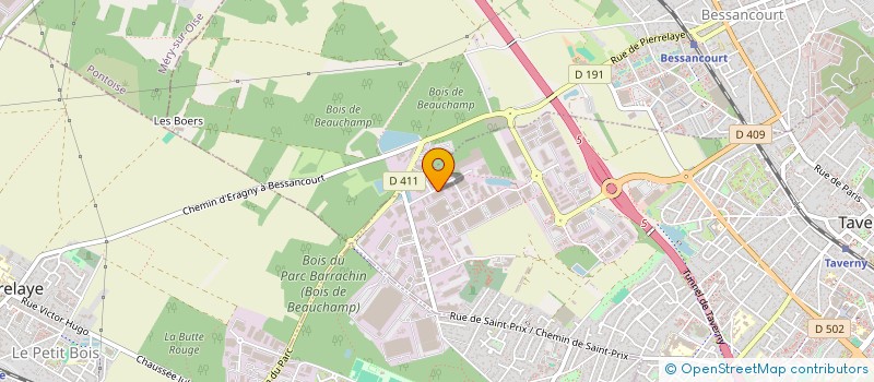 localisation de l'entreprise DISTRITHERM SERVICES  TAVERNY