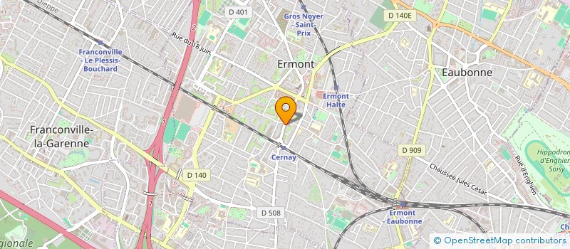 localisation de l'entreprise DISTRITHERY à ERMONT