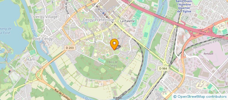 localisation de l'entreprise DISTRITOUL  CERGY