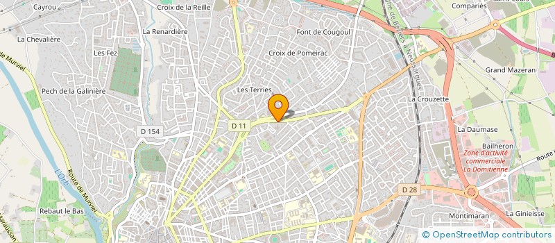 localisation de l'entreprise DISTRITOUT BEZIERS à BEZIERS