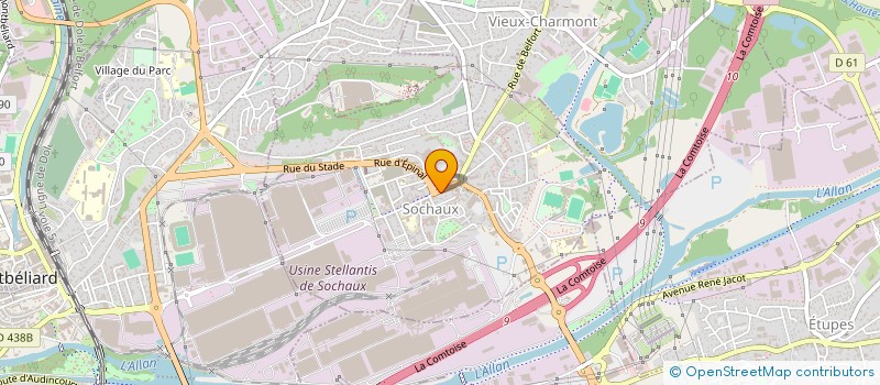 localisation de l'entreprise DISTRITRONIC  SOCHAUX