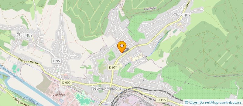 localisation de l'entreprise DISTRIVAL  NEUVES-MAISONS