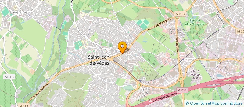 localisation de l'entreprise DISTRIVEDAS  SAINT-JEAN-DE-VEDAS