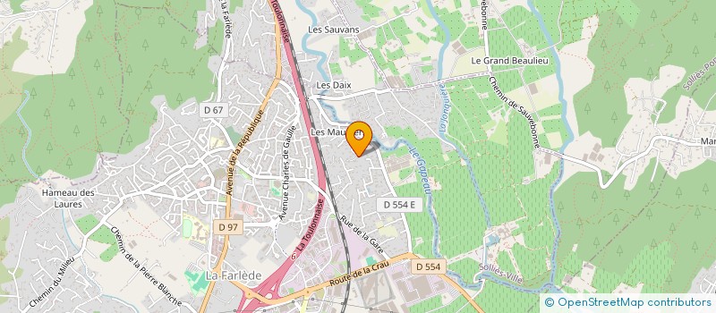 localisation de l'entreprise DISTRIVEDEVIN  LA FARLEDE