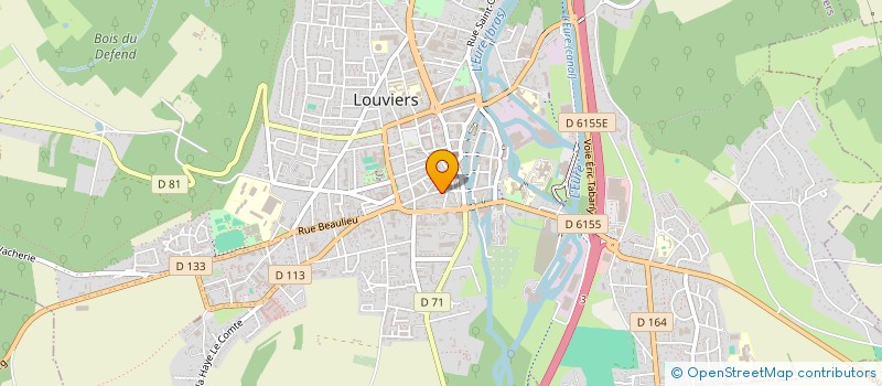 localisation de l'entreprise DISTRIVEMA à LOUVIERS