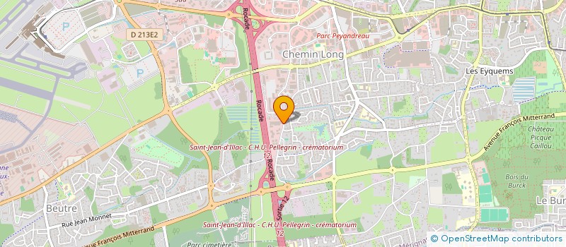 localisation de l'entreprise DISTRIWATT à MERIGNAC