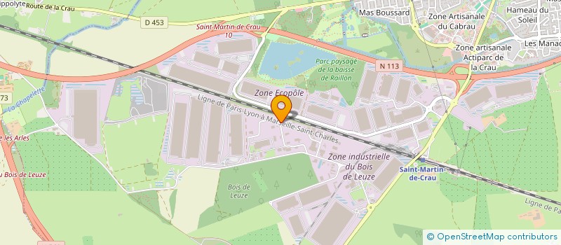 localisation de l'entreprise DISTRIWEB à SAINT-MARTIN-DE-CRAU