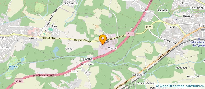 localisation de l'entreprise DISTRY LOISIRS  ANGRESSE