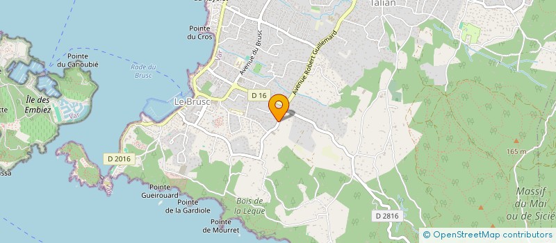 localisation de l'entreprise DISTRYA à SIX-FOURS-LES-PLAGES