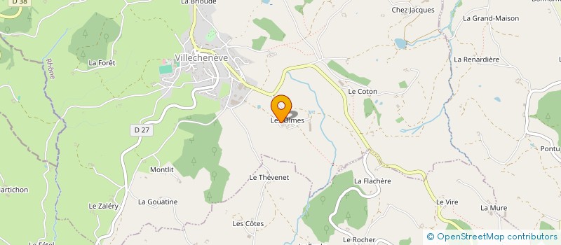 localisation de l'entreprise DISTRYSERI à VILLECHENEVE