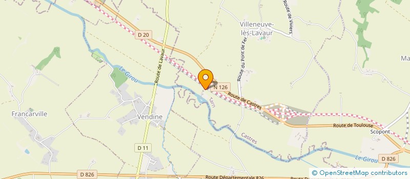 localisation de l'entreprise DISTURB RECORDS  VILLENEUVE-LES-LAVAUR