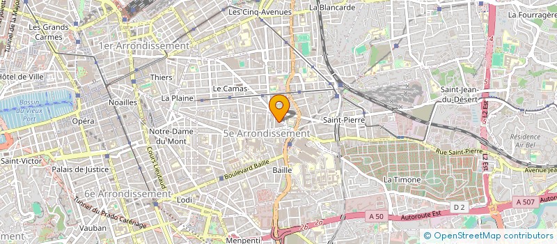localisation de l'entreprise DISTYLA à MARSEILLE