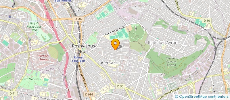 localisation de l'entreprise DISVEIRA à ROSNY-SOUS-BOIS
