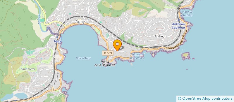 localisation de l'entreprise DIT  SAINT-RAPHAEL