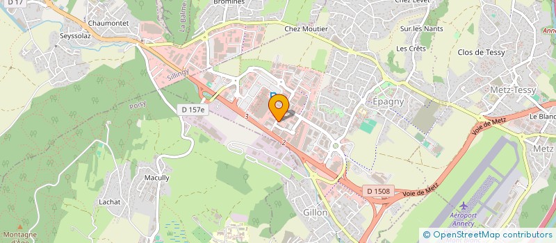 localisation de l'entreprise DIT EPAGNY  EPAGNY METZ-TESSY