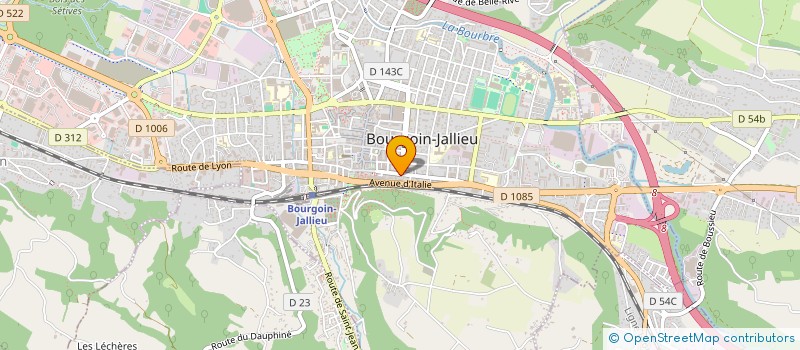 localisation de l'entreprise DIT LOCATION à BOURGOIN-JALLIEU
