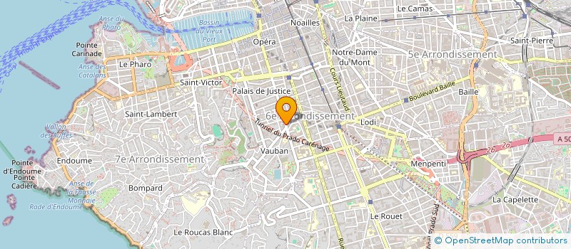 localisation de l'entreprise DIT MERVEILLE à MARSEILLE