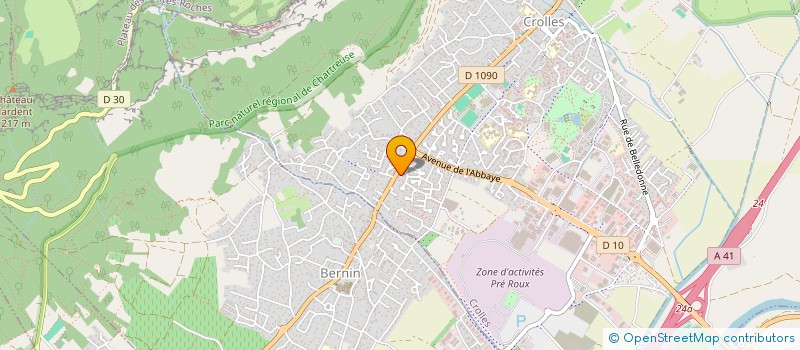 localisation de l'entreprise DIT33  CROLLES