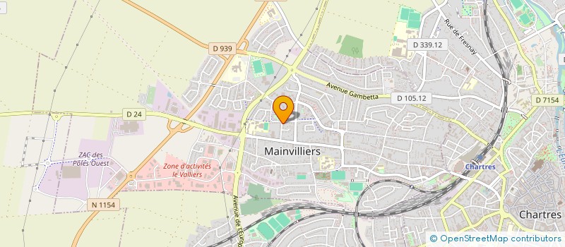 localisation de l'entreprise DITA à MAINVILLIERS