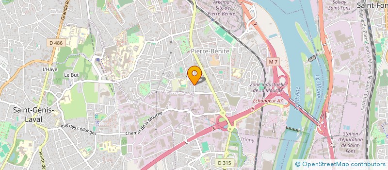 localisation de l'entreprise DITA  OULLINS-PIERRE-BENITE