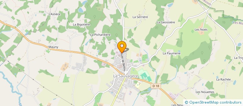 localisation de l'entreprise DITAIR INDUSTRIE à LES MONTS D'ANDAINE