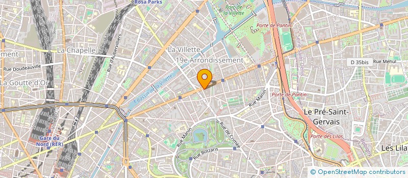 localisation de l'entreprise DITEC à PARIS