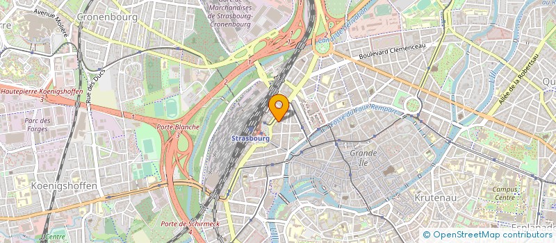 localisation de l'entreprise DITEC BRICKMANN ET COMPAGNIE à STRASBOURG