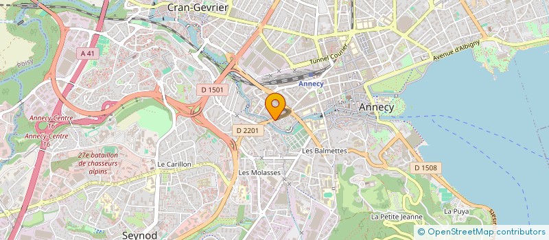 localisation de l'entreprise DITECK  ANNECY