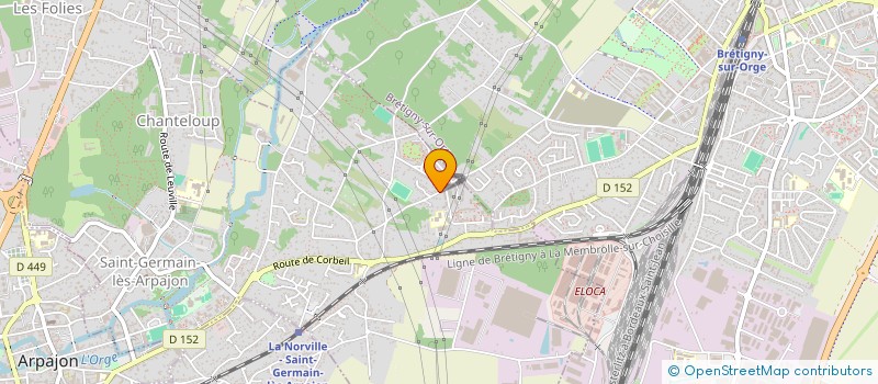 localisation de l'entreprise DITEL à SAINT-GERMAIN-LES-ARPAJON