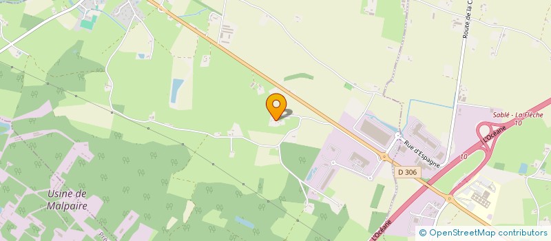 localisation de l'entreprise DITELLE  LOUAILLES